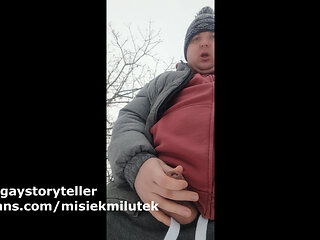 winter walk in the fresh air small dick 2