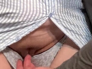 Random Stranger Rubbing My Panties Right in the Subbway