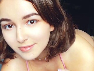amateur teen multitasking with toys