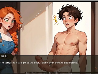 Farmer Kink [ TABOO Hentai Game ] Ep.1 MASSIVE COCK GROW in front of my STEP SISTERS !