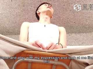 No.ksgh10 Climax Labs Ep.49 White Tank Top's Guy, Has a Long Lasting Huge Cock and Super Thick Cum Jets! Ep.1-4