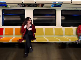 I masturbate a stranger on the train while my husband films everything