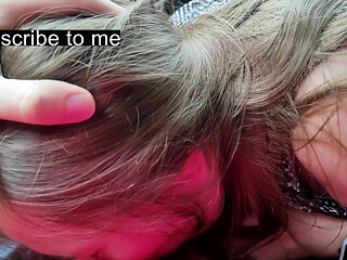 Stepsister Gives Stepbrother His First Blowjob in the Car POV