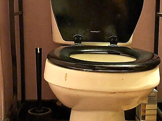 Reverse Dirty Toilet Farts and Ass Spreading