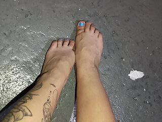 Feet with pecueca and bad smell you like