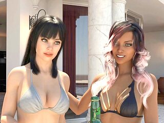 Interactive erotic tale featuring a busty brunette first-timer