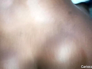 Hot Black Girl Making Carioca Cum