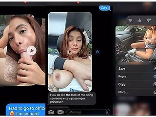 Cuckold Texts: Fucking My Colleague And Showing Everything To Hubby With Snap Chat