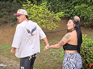 Colombian Cuckold Runs Away with Her Lover to Have Sex Outdoors - Max Betancur & La Rola