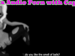 AUDIO ONLY - Audio porn with captions self-sucking for beginners