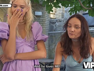 Vip4k. hot bride is having a aggressive porno with a master of ceremonies, guests are overwhelmed