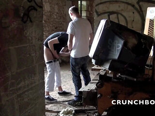 Arab slut fucked by the top blond Kameron Frost in cruising outdoor