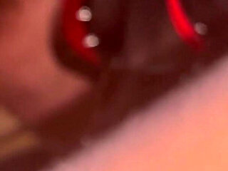 POV: Lady Watches Husband Cum on His Feet in Sexy Shoes and Pantyhose and Incites Him with Fetishist Words