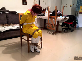 April O'neil cosplayer chairtied