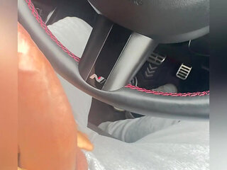 Showing off My Huge Dick for the Lorry Driver