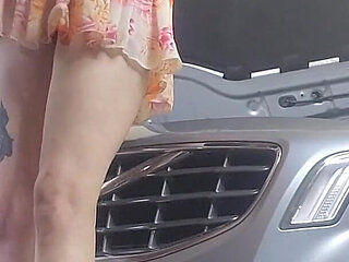 Could Nt Pay the Mechanic so I Offered Him Some Pussy