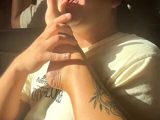 Hot amateur european foot and pantyhose fetish