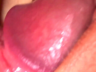 Close up Pussy Fuck on the Table! Massive Cumshot in Her Puffy Lips!