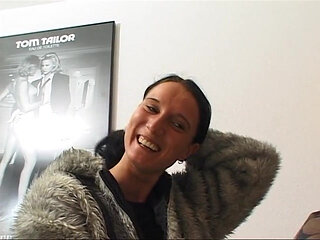 Slut masturbates, using her fingers