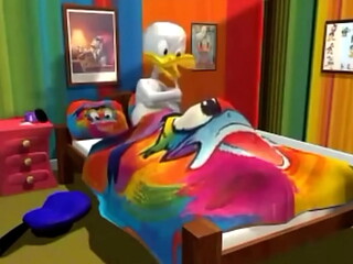 Pato donald sendo chupado bem gostoso