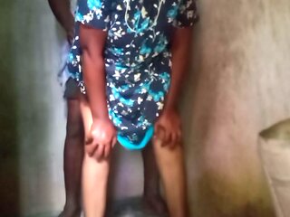 Indian Desi Village Wife Bathing