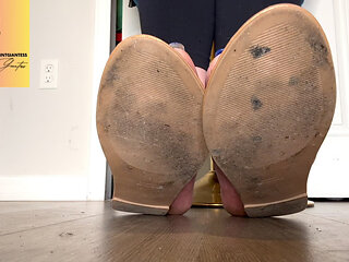 Size 16 Feet Shoeplay & Dangling in Sandals - 67 Tall Amazon