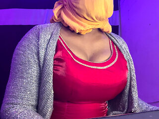 big tits cross dresser shiny silk tight suit