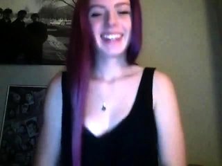 Purple haired omegle girl needs to cum
