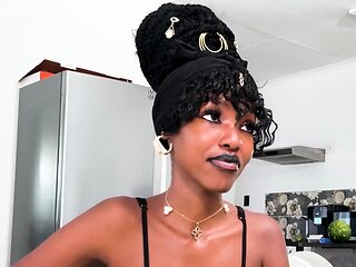 I ended up railing this BUSTY 18YO EBONY