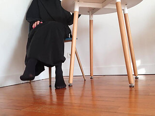 Muslim Married Women Starting to Play When Husband Not at Home