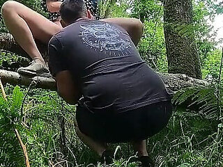 Teasing My Femdom Slave in the Woods