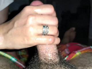 Oiled Pussy Fuck Fingering My Hot Arabic Wife Pussy