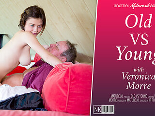 19 Year Old Girl Veronica Morre Gets Fucked By An Old Man