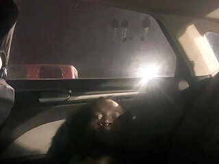 Me Having Midnight Car Fun Jerking Off While Moaning A Little Bit