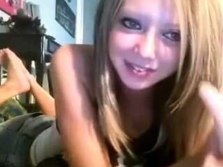 Amateur striptease and Solo masturbation