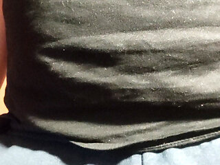 Turning on, sock play, and cumming