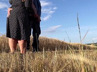 Mature step Mother-in-Law in Sexy Dress Makes Son-in-Law Cum While His Wife Doesn'_t See
