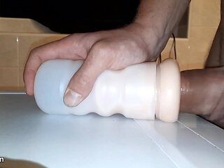 Amazing Toy Fucking by a Horny Young Cock, Next Level - Soloxman