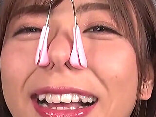 Azusa Misaki Offers You Her Nose, Her Mucus, Wears Hooks, and Removes Hair Live ()