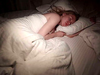 Awoke to a steamy session with my stepsister as parents snooze nearby