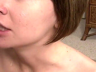 Petite College Girl Gets Blasted by Big Cock Cumshots