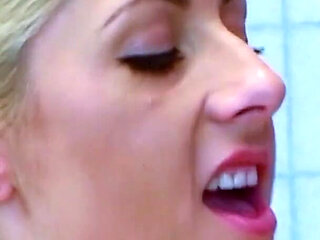 The strapon should finally be used today - It is taken anally by her