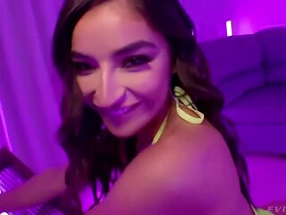 Cute Hottie Emily Willis Anally Dominated In The Purple Room