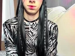 Amateur striptease and Solo masturbation