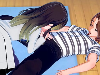 Hentai lewd blowjob