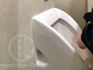 Caught the Guy Pissing in the Next Urinal