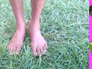 Sarah Pisses Herself Outside in Her Bikini. Broadcasting on Chaturbate, Sarah Lets Her Little Cock Squirt.