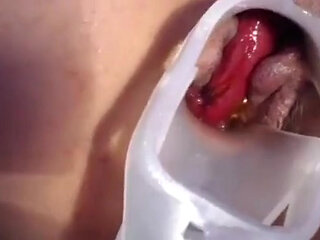 Anal speculum, pussy fuck and squirt HD