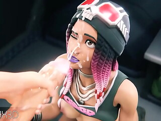 Fortnite Keisha Cross gets pounded