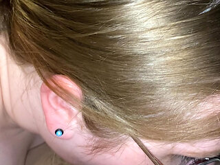 Plus-Sized White Woman Sucks Mexican Man's Thick Cock